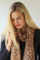 Archer House Leopard Print Scarf