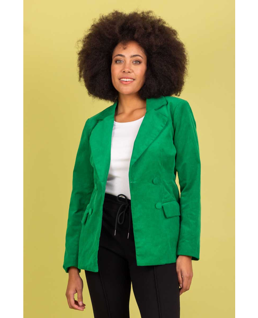 Charlo Juliana Cord Blazer