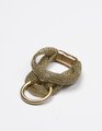 Stella + Gemma Bracelet Gold Mesh with Ring