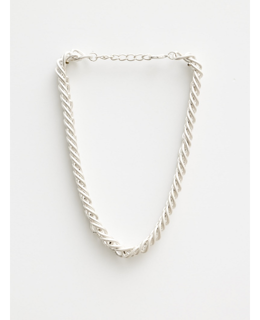 Stella + Gemma Silver Chunky Choker Necklace