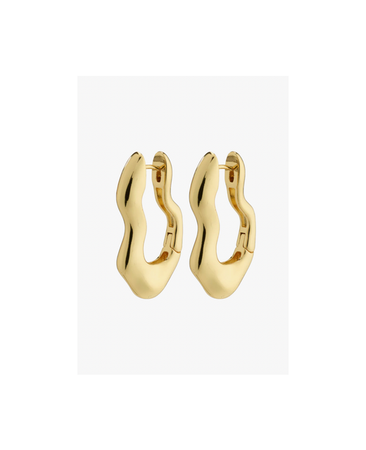 Pilgrim Wave Wavy Earrings