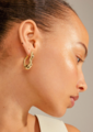 Pilgrim Wave Wavy Earrings