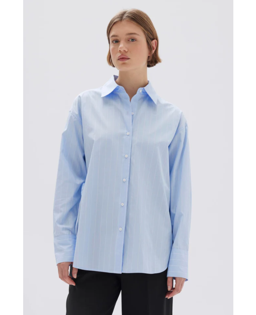 Assembly Label Otis Poplin Stripe LS Shirt