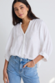 By Rosa Deity Linen SS Blouse