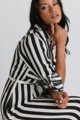 Among The Brave Cyprus Stripe Shirt Midi Dress