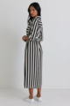 Among The Brave Cyprus Stripe Shirt Midi Dress