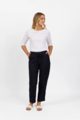 Vassalli Elastic Waist Slim Leg Pant