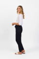 Vassalli Elastic Waist Slim Leg Pant