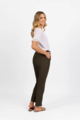 Vassalli Elastic Waist Slim Leg Pant