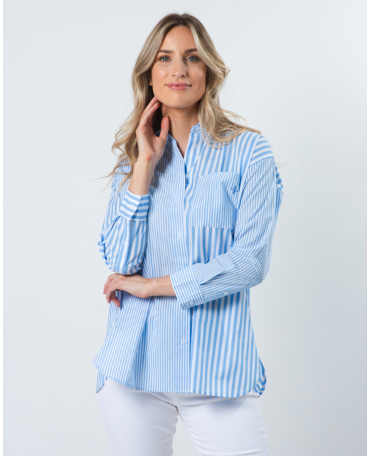 Stella + Gemma Essential Shirt - Azure