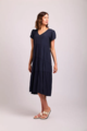 Preen Tiered V Neck Dress