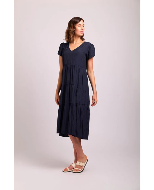 Preen Tiered V Neck Dress