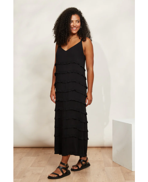 Eb & Ive La Mer Frill Maxi Dress