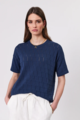 Marlow Grid Weave Knit Tee