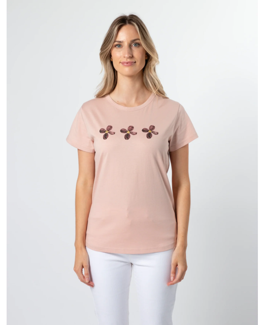 Stella + Gemma Antique Rose Hydrangeas T-Shirt