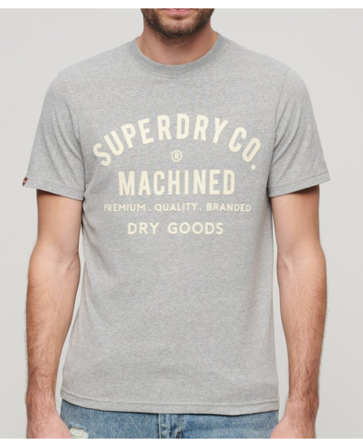 Superdry Workwear Flock Graphic T-Shirt