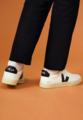 Veja Campo Chromefee Leather Sneaker - Extra White/Black