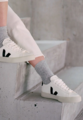 Veja Campo Chromefee Leather Sneaker - Extra White/Black