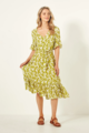 Lemon Tree Carmen Dress