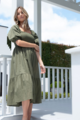 Stella + Gemma Mikki Dress - Olive Grove