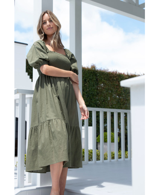 Stella + Gemma Mikki Dress - Olive Grove