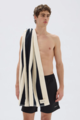 Assembly Label Cotton Stripe Beach Towel