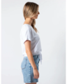 Stella + Gemma Tie Top - White