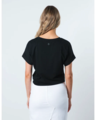 Stella + Gemma Tie Top - Black