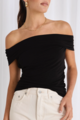 Stories Be Told Nighlife Off Shoulder SS Top