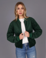 Storm Quilted Velvet Bomber Jacket