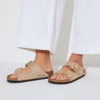 Birkenstock Arizona Big Buckle Nubuck Leather Regular Sandal - Sandcastle