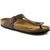 Birkenstock Gizeh Birko Flor Nubuck Regular Sandals - Mocha