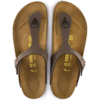 Birkenstock Gizeh Birko Flor Nubuck Regular Sandals - Mocha