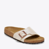 Birkenstock Catalina Birko Flor Regular Slide - Graceful Pearl White