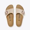 Birkenstock Catalina Birko Flor Regular Slide - Graceful Pearl White