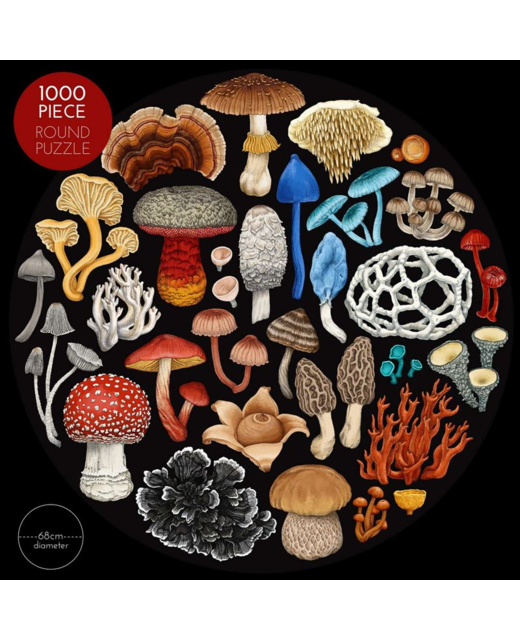 Livewires Fungi 1000pc Round Puzzle