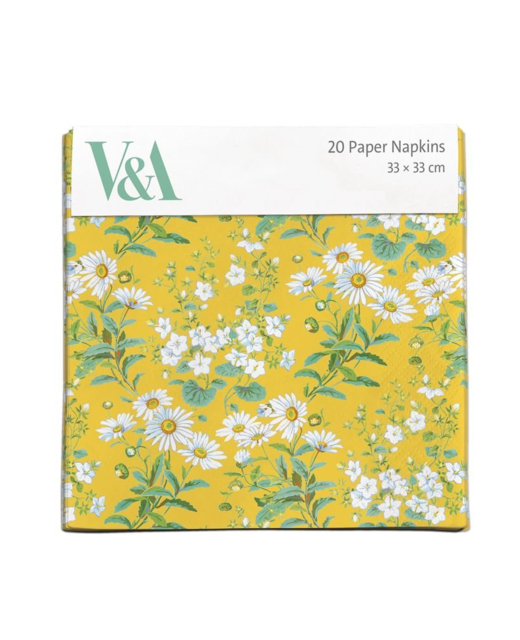 Livewires Yellow Daisies Paper Napkin 20pk