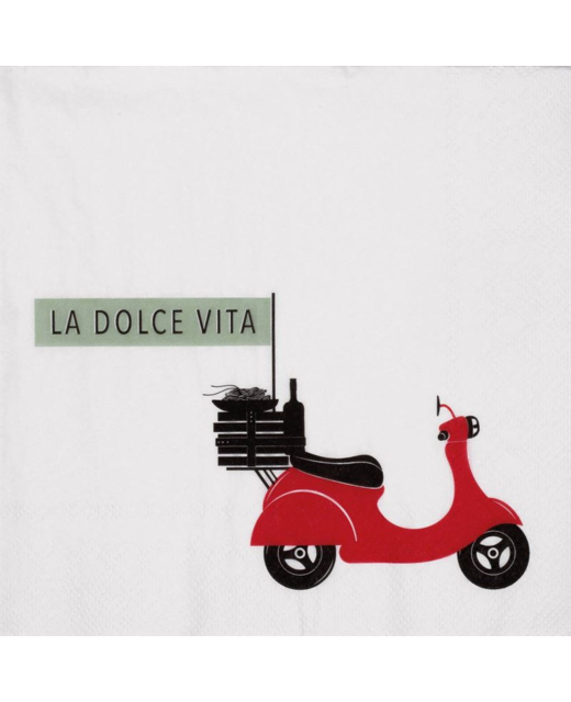 Livewires La Dolce Vita Luncheon Napkin 20pk