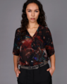 Storm Hidden Print Top