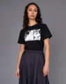 Storm Lights Camera Print Tee - Black