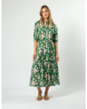 Stella + Gemma Amber Dress - Vintage Green Floral