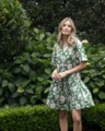 Stella + Gemma Lena Dress - Antique Green Floral