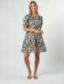 Stella + Gemma Venus Dress - Navy Geo