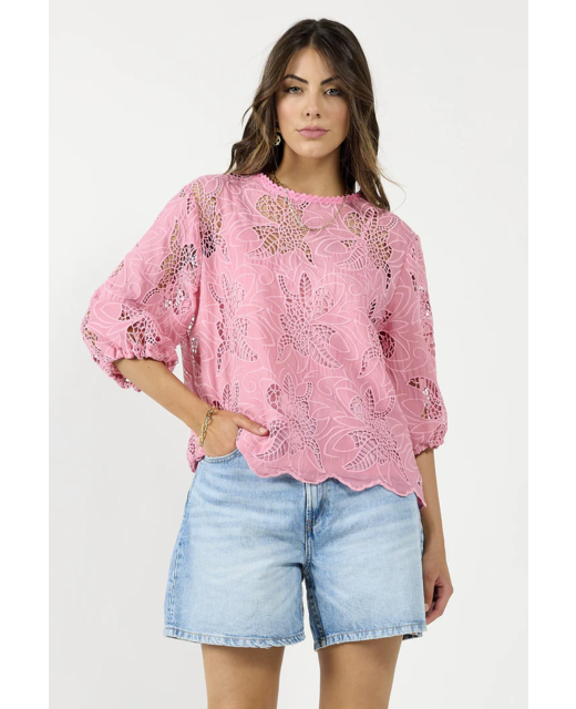 Drama The Label Broderie Top