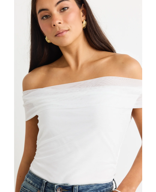 Stories Be Told Nightlife Mesh Sleeveless Top