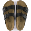 Birkenstock Arizona Birko Flor Regular Sandal - Black