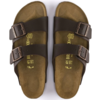 Birkenstock Arizona Birko Flor Regular Sandal - Dark Brown