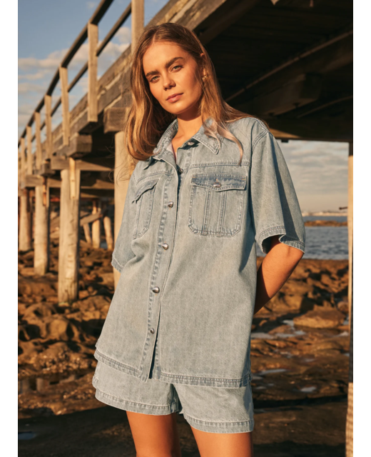 Esmaee Seaside Denim Shirt