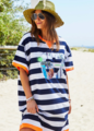 Hammill & Co Stripe Beach Sweat Dress