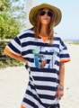 Hammill & Co Stripe Beach Sweat Dress